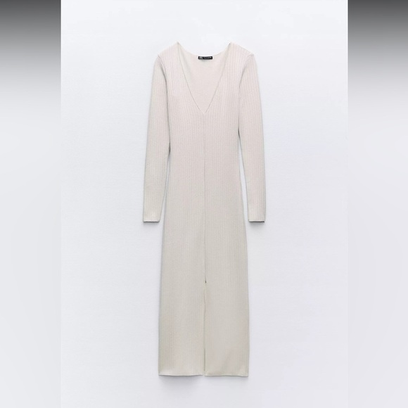Zara Dresses & Skirts - Soft Rib long maxi dress
